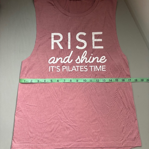 Spunky Pineapple Pilates Muscle Tank Mauve L - Picture 5 of 7